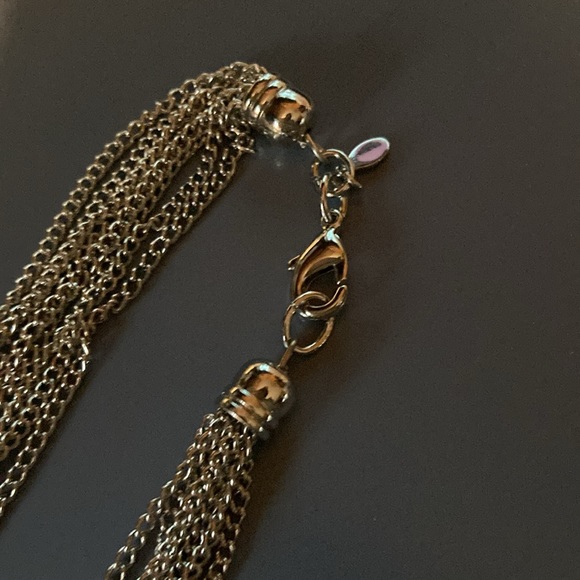 Long two tone necklace - Picture 3 of 6